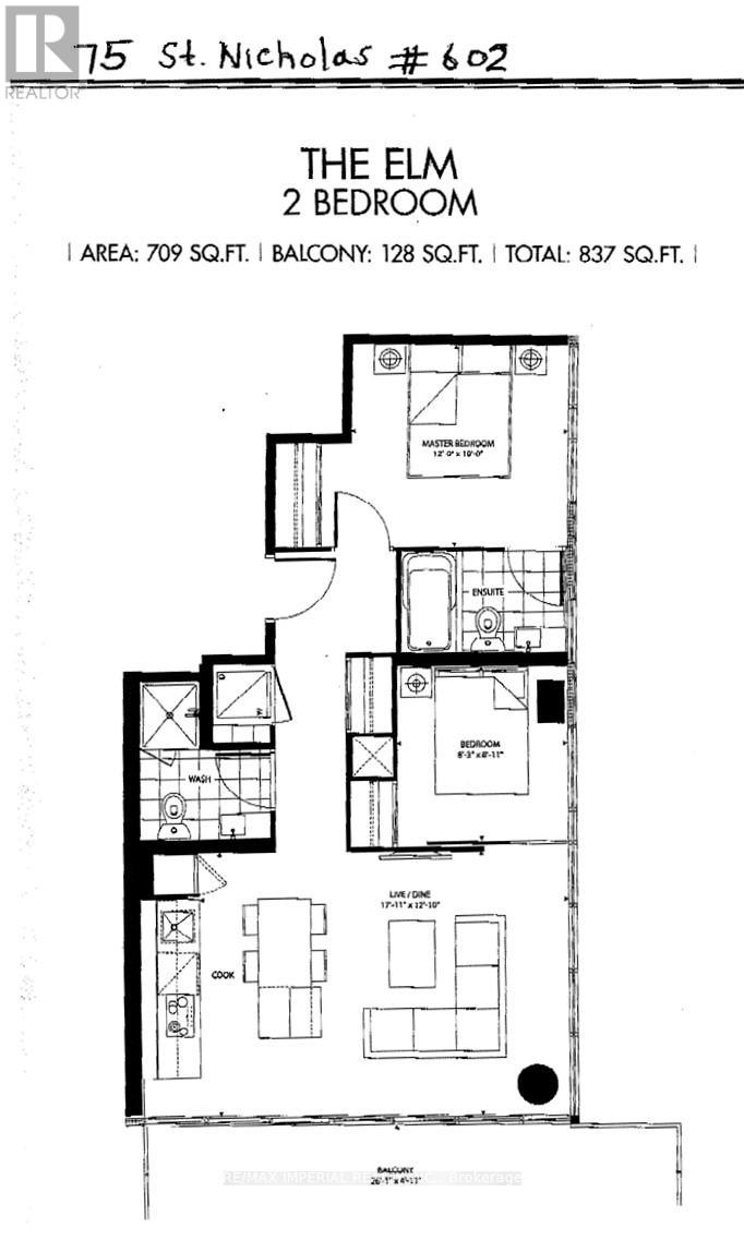 #602 - 75 St Nicholas Street, Toronto, Ontario  M4Y 1W8 - Photo 5 - C12927258