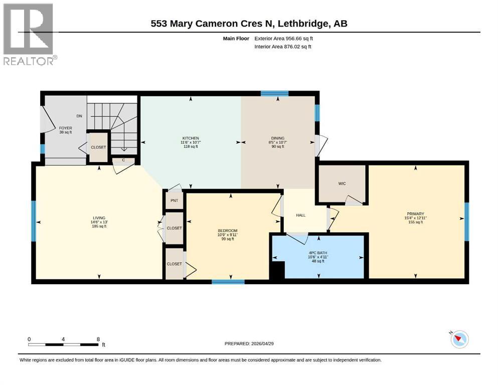 553 Mary Cameron Crescent N, Lethbridge, Alberta  T1H 6V6 - Photo 47 - A2305873