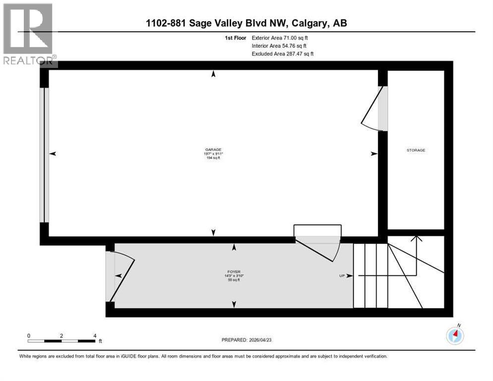 1102, 881 Sage Valley Boulevard Nw, Calgary, Alberta  T3R 0R2 - Photo 34 - A2304378