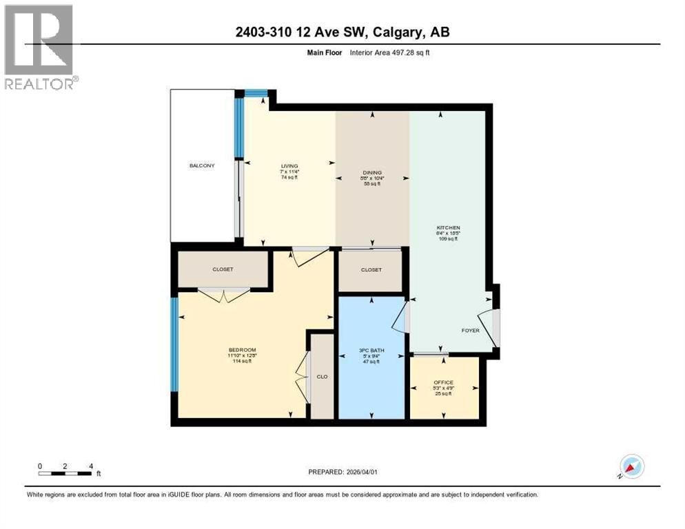 2403, 310 12 Avenue Sw, Calgary, Alberta  T2R 1B5 - Photo 23 - A2295979