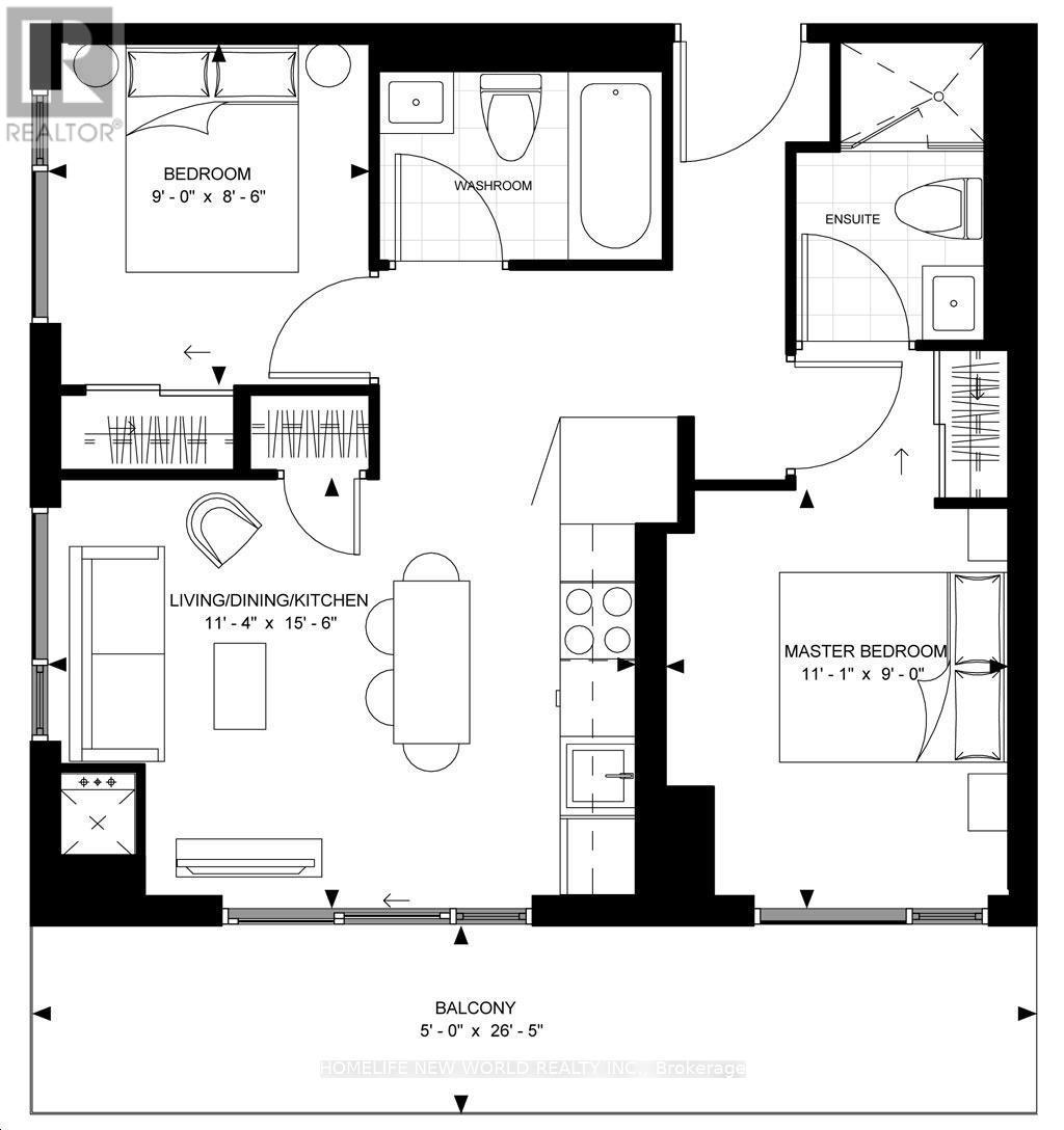 3612 - 8 Widmer Street, Toronto (Waterfront Communities), Ontario  M5V 0W6 - Photo 14 - C13076270