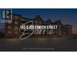 105 - 5 GREENWICH STREET, Barrie, Ontario