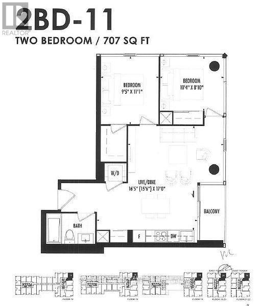 1418 - 158 Front Street E, Toronto, Ontario  M5A 0K9 - Photo 10 - C13078636