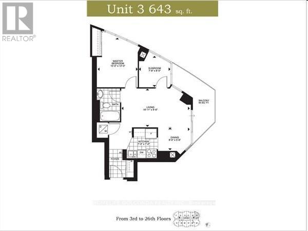 1803 - 18 Holmes Avenue, Toronto, Ontario  M2N 0E1 - Photo 2 - C12888890