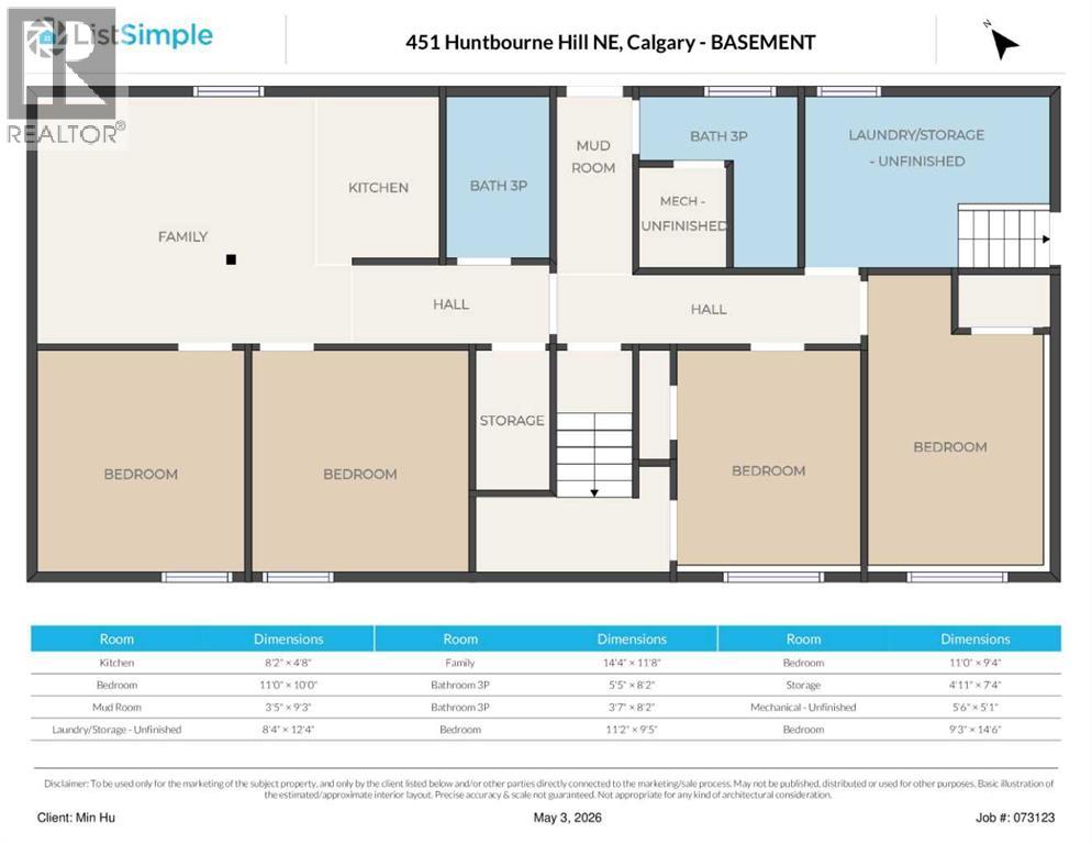 451 Huntbourne Hill NE, Calgary, Alberta  T2K 5G7 - Photo 18 - A2307579