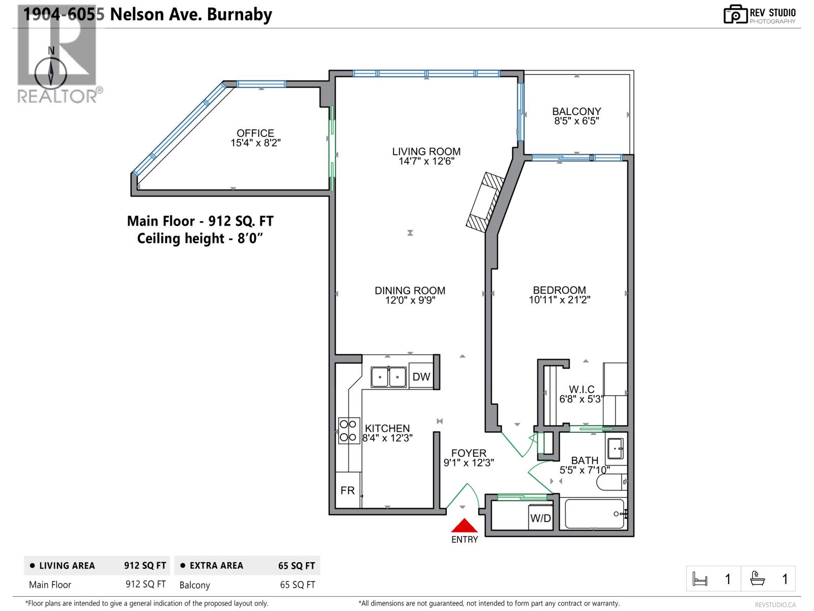 1904 6055 Nelson Avenue, Burnaby, British Columbia  V5H 4L4 - Photo 2 - R3119721