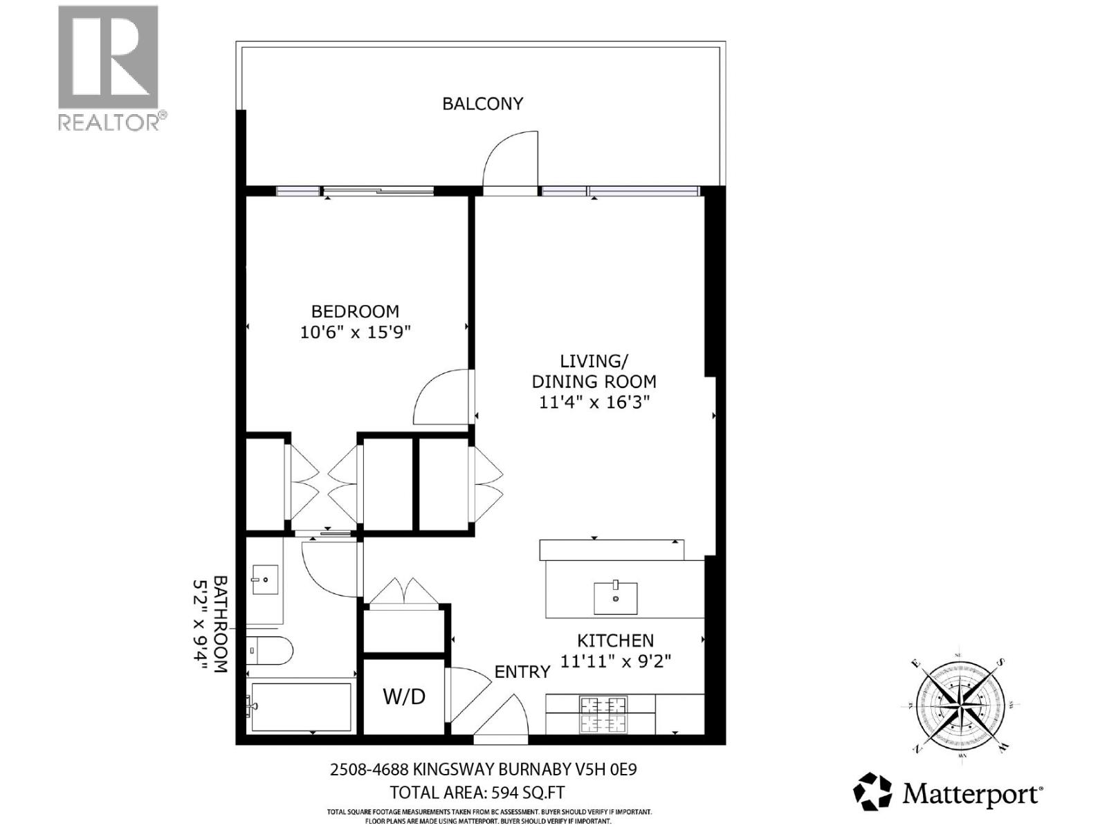 2508 4688 Kingsway Street, Burnaby, British Columbia  V5H 0E9 - Photo 29 - R3116497