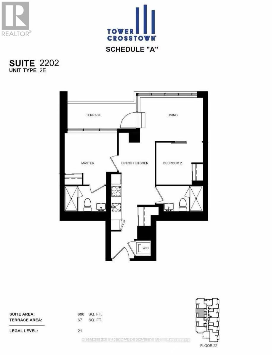 2202 - 5 QUARRINGTON LANE, Toronto, Ontario
