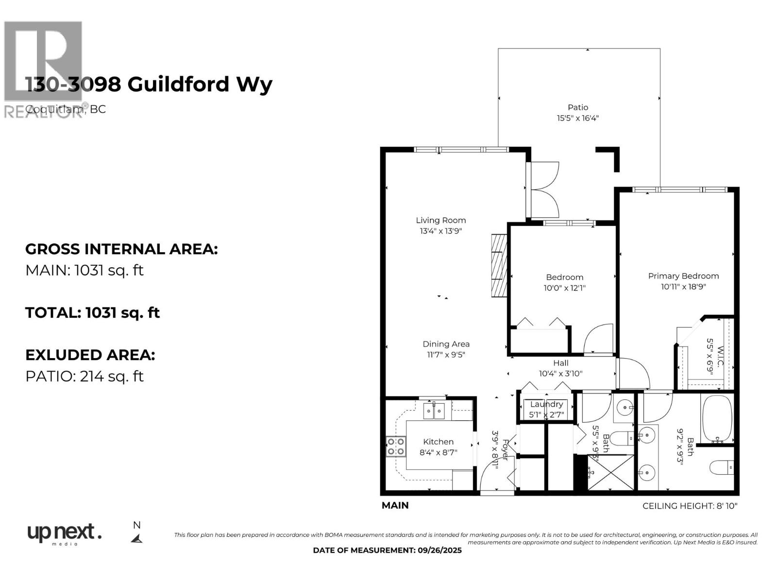 130 3098 Guildford Way, Coquitlam, British Columbia  V3B 7W8 - Photo 35 - R3077477