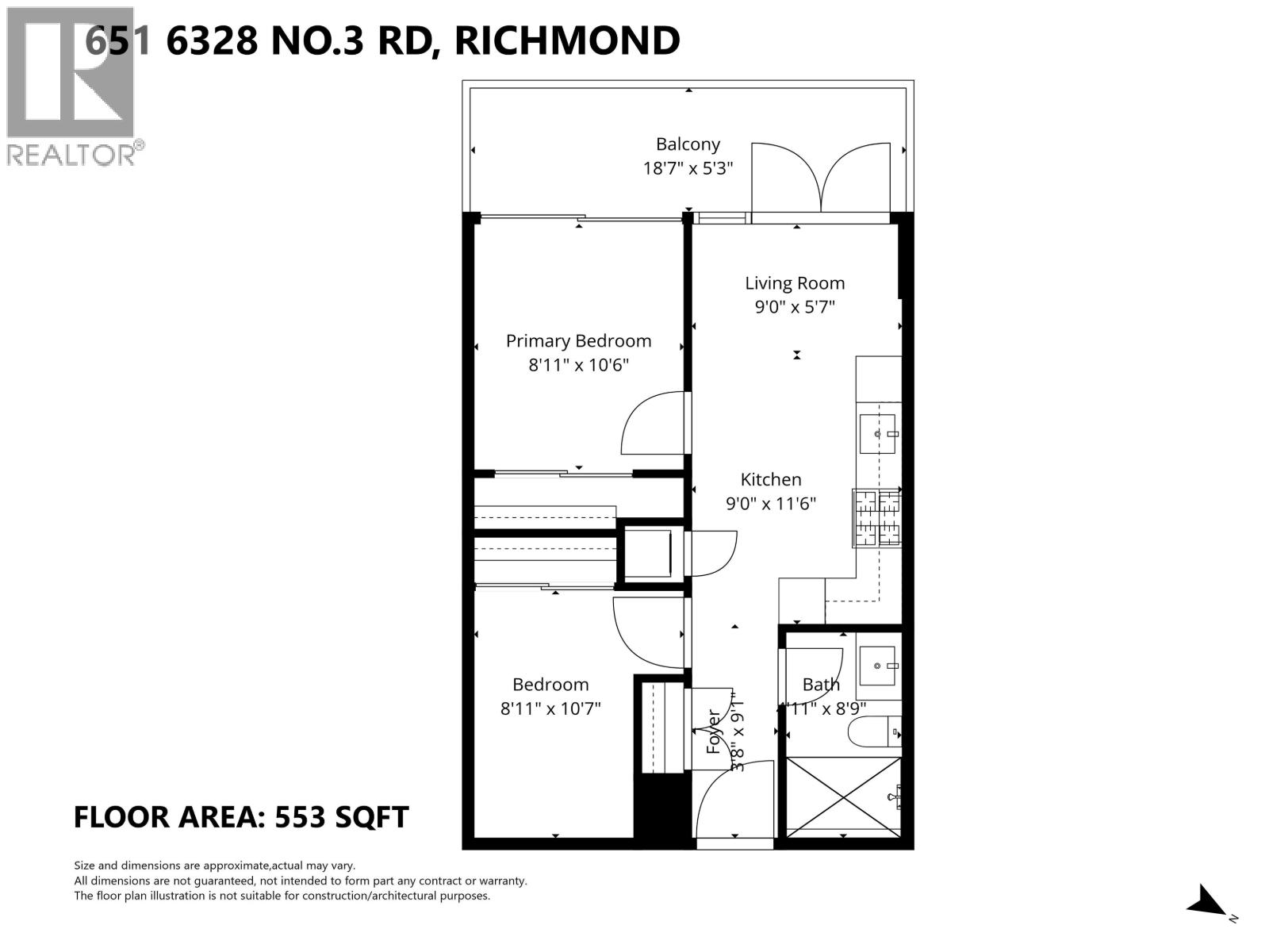 651 6328 No. 3 Road, Richmond, British Columbia  V6Y 0L6 - Photo 23 - R3120196