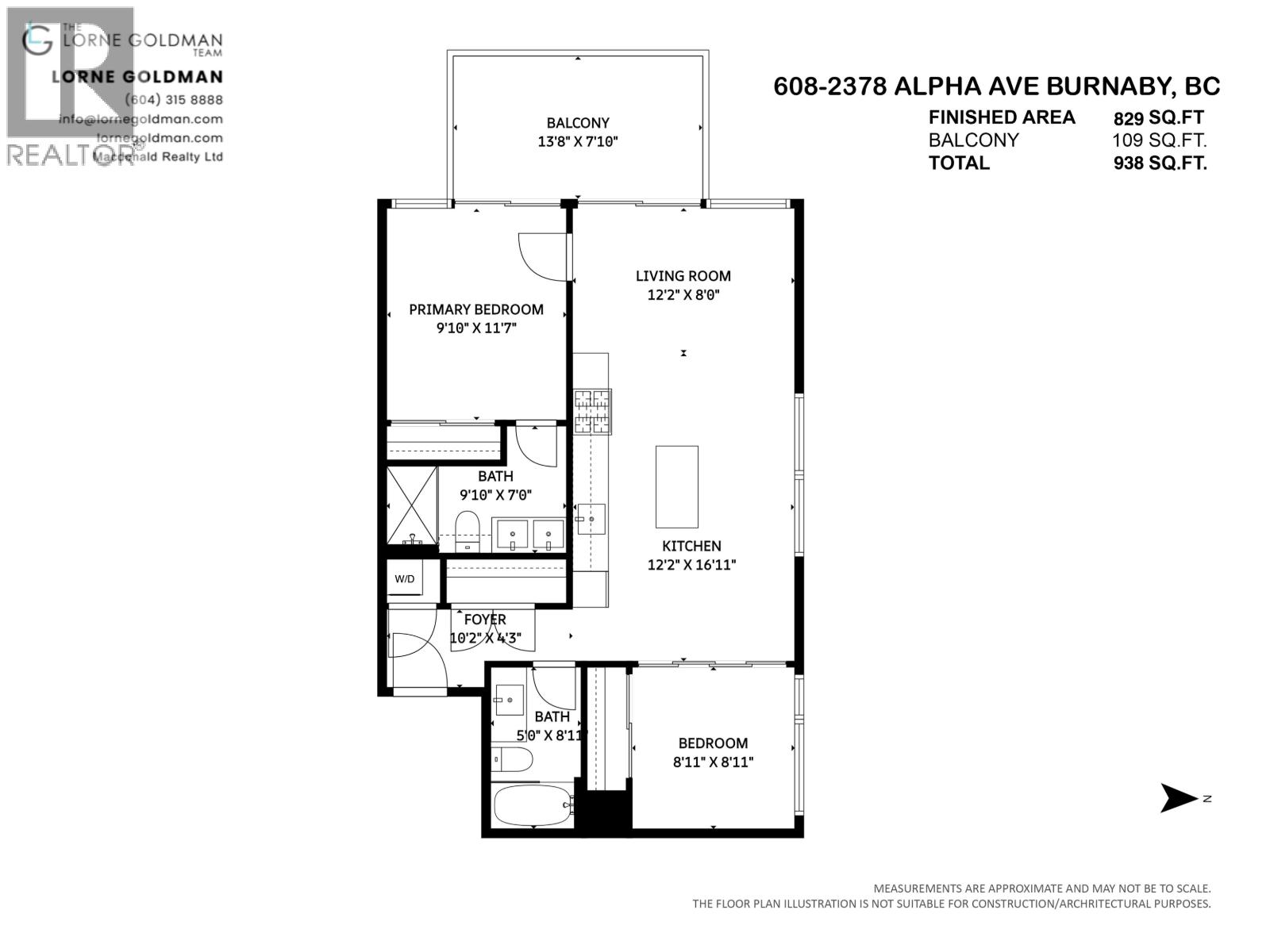 608 2378 Alpha Avenue, Burnaby, British Columbia  V5C 0K2 - Photo 25 - R3120040