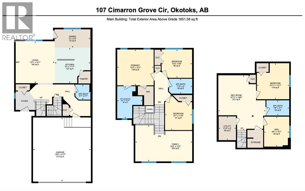107 Cimarron Grove Circle, Okotoks, Alberta  T1S 2L9 - Photo 43 - A2294347