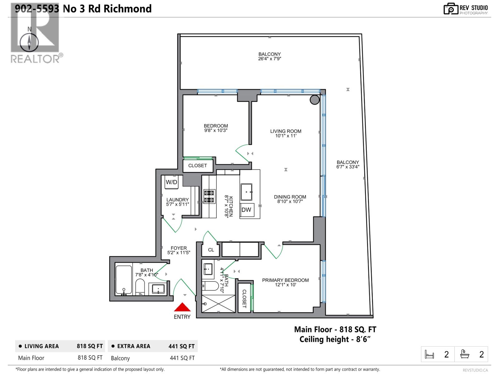 902 5593 No 3 Road, Richmond, British Columbia  V6X 0X6 - Photo 33 - R3120444
