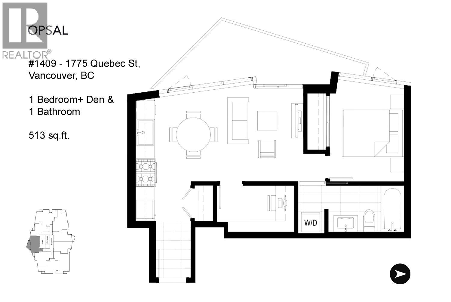1409 1775 Quebec Street, Vancouver, British Columbia V5T 0E3 - Photo 22 - R3120461