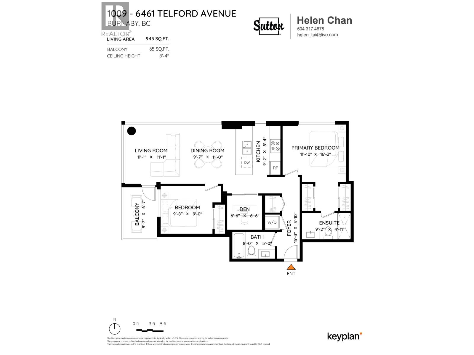1009 6461 Telford Avenue, Burnaby, British Columbia  V5H 0B7 - Photo 17 - R3120251