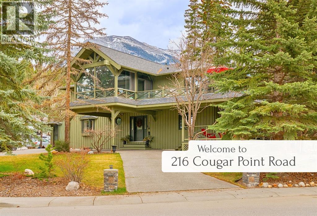 216 Cougar Point Road, Canmore, Alberta  T1W 1A1 - Photo 1 - A2298547