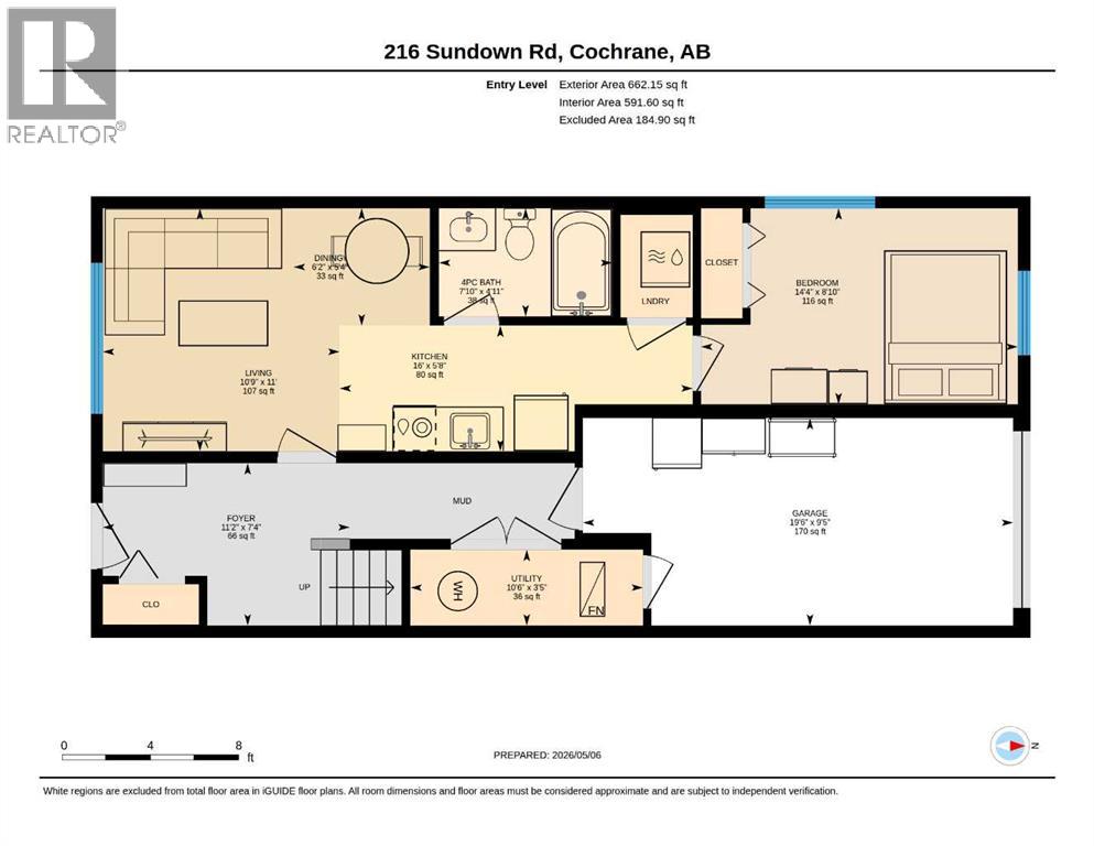216 Sundown Road, Cochrane, Alberta  T4C 2M5 - Photo 33 - A2308821