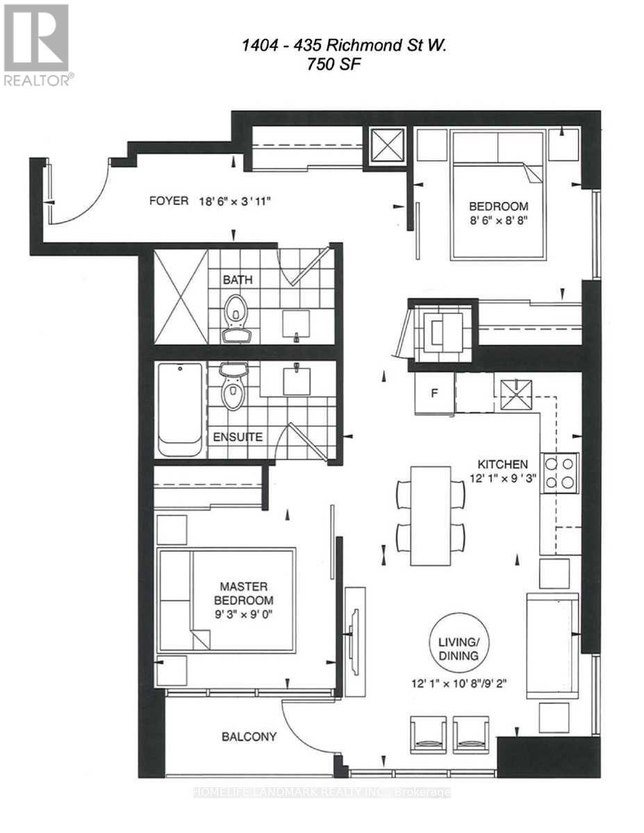 1404 - 435 Richmond Street W, Toronto, Ontario  M4V 3S6 - Photo 19 - C13094126