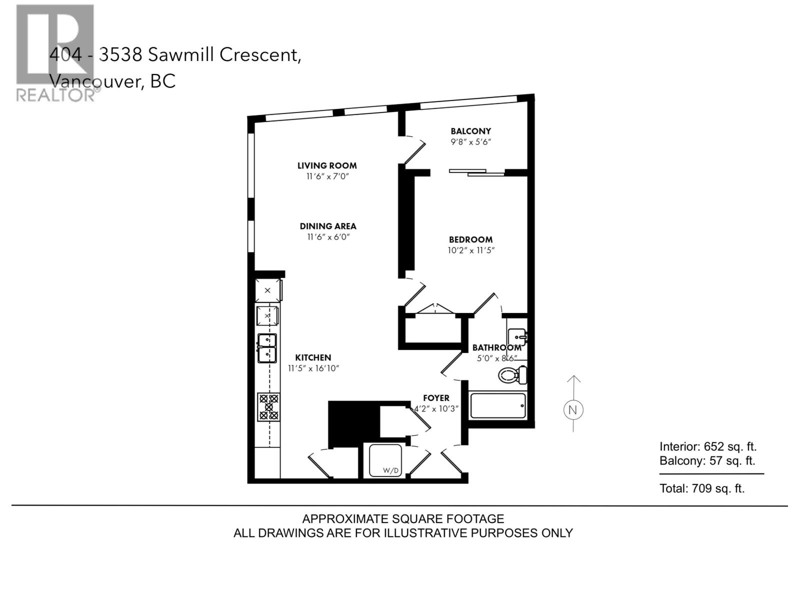 404 3538 Sawmill Crescent, Vancouver, British Columbia  V5S 0J8 - Photo 30 - R3120732