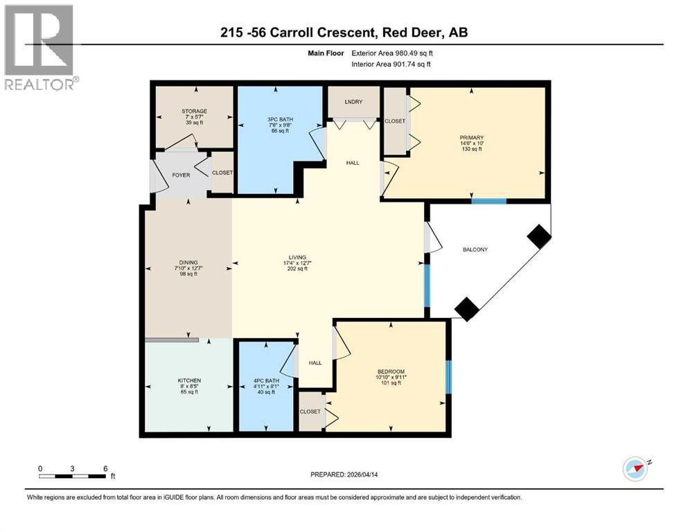 215, 56 Carroll Crescent, Red Deer, Alberta  T4P 3Y3 - Photo 27 - A2301500