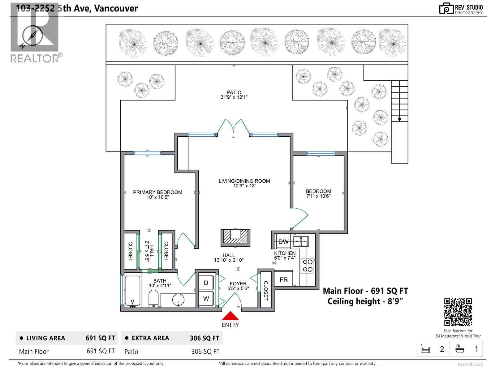 103 2252 W 5th Avenue, Vancouver, British Columbia  V6K 1S3 - Photo 13 - R3120815