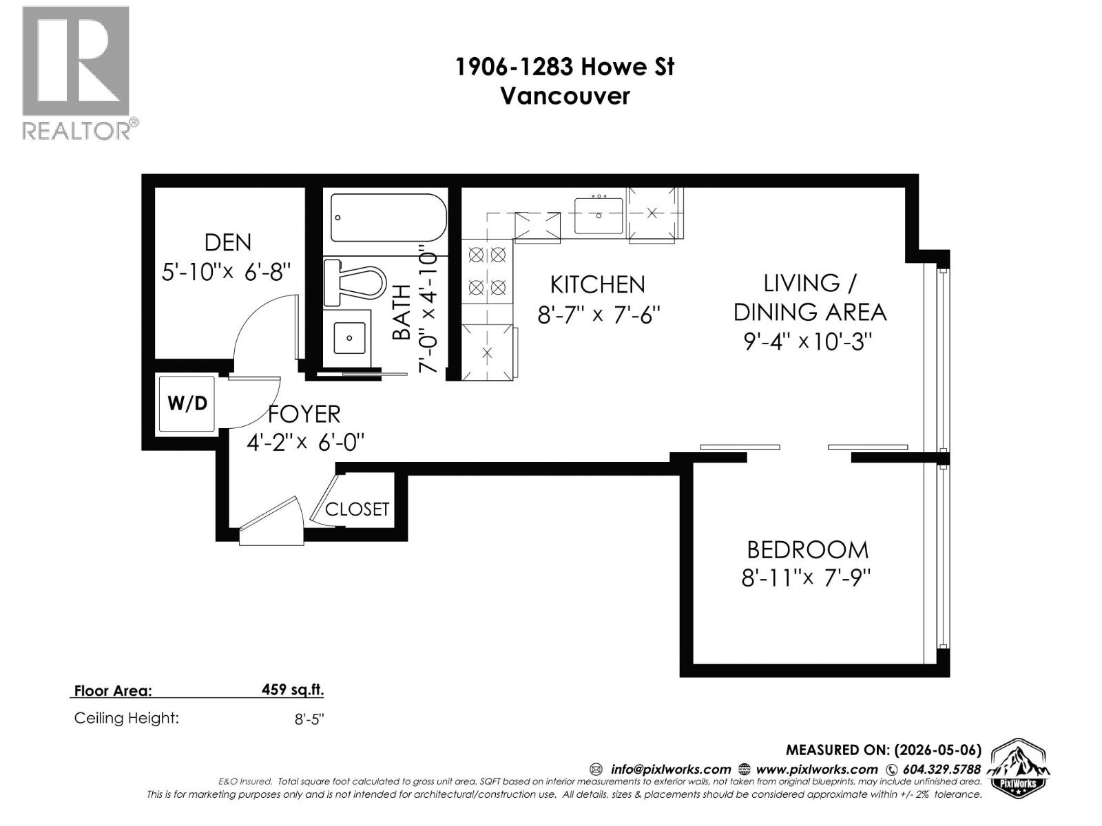 1906 1283 Howe Street, Vancouver, British Columbia  V6Z 0E3 - Photo 32 - R3120993