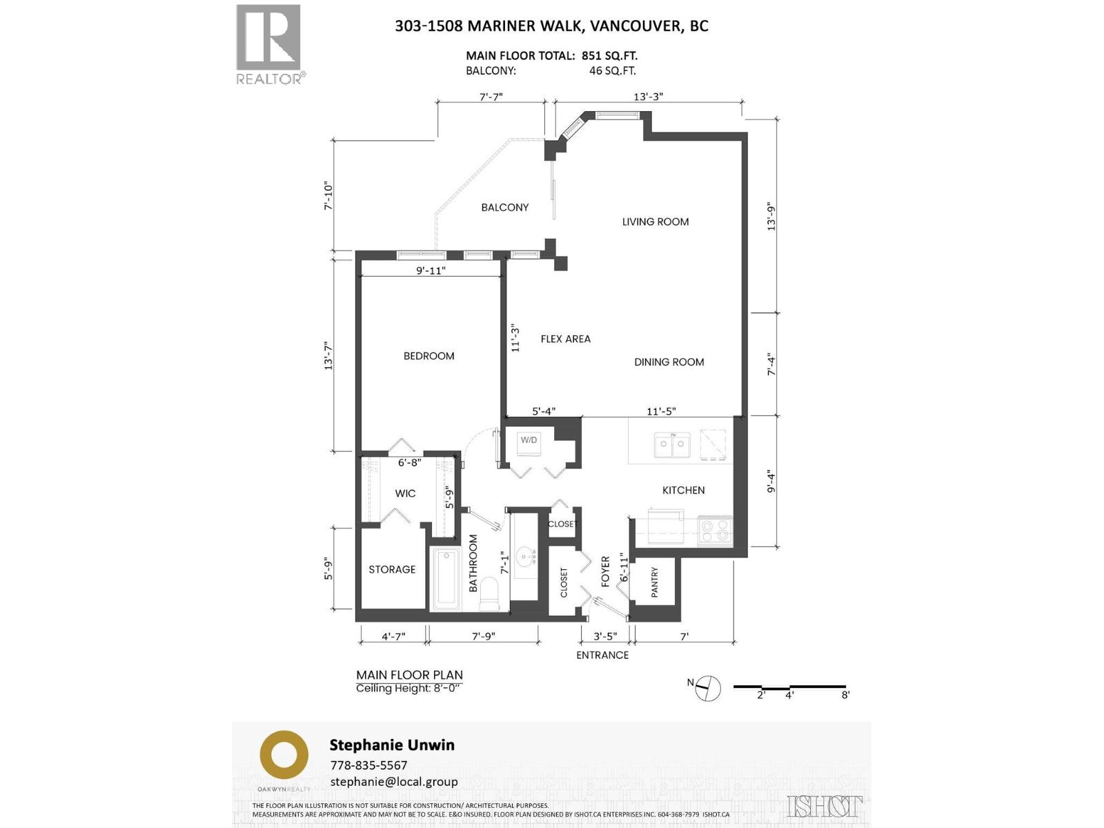 303 1508 Mariner Walk, Vancouver, British Columbia  V6J 4X9 - Photo 19 - R3121113