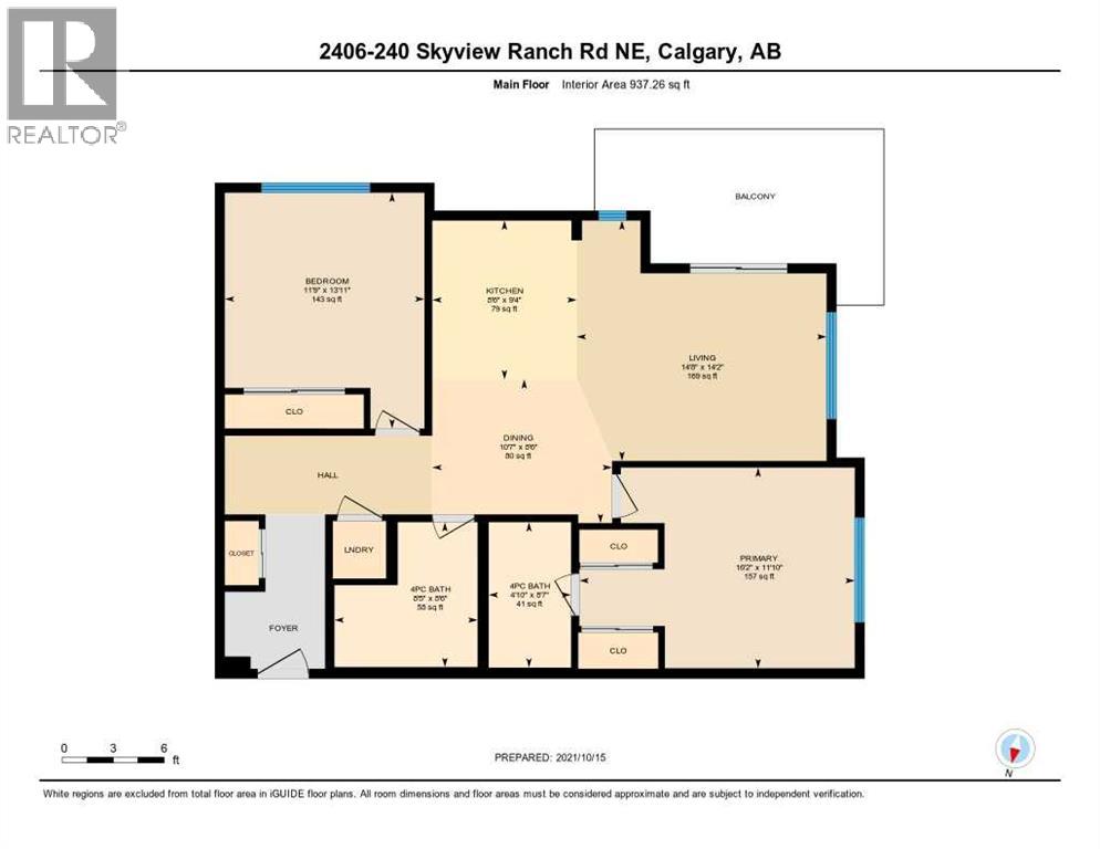 2406, 240 Skyview Ranch Road Ne, Calgary, Alberta  T3N 0P4 - Photo 20 - A2295739
