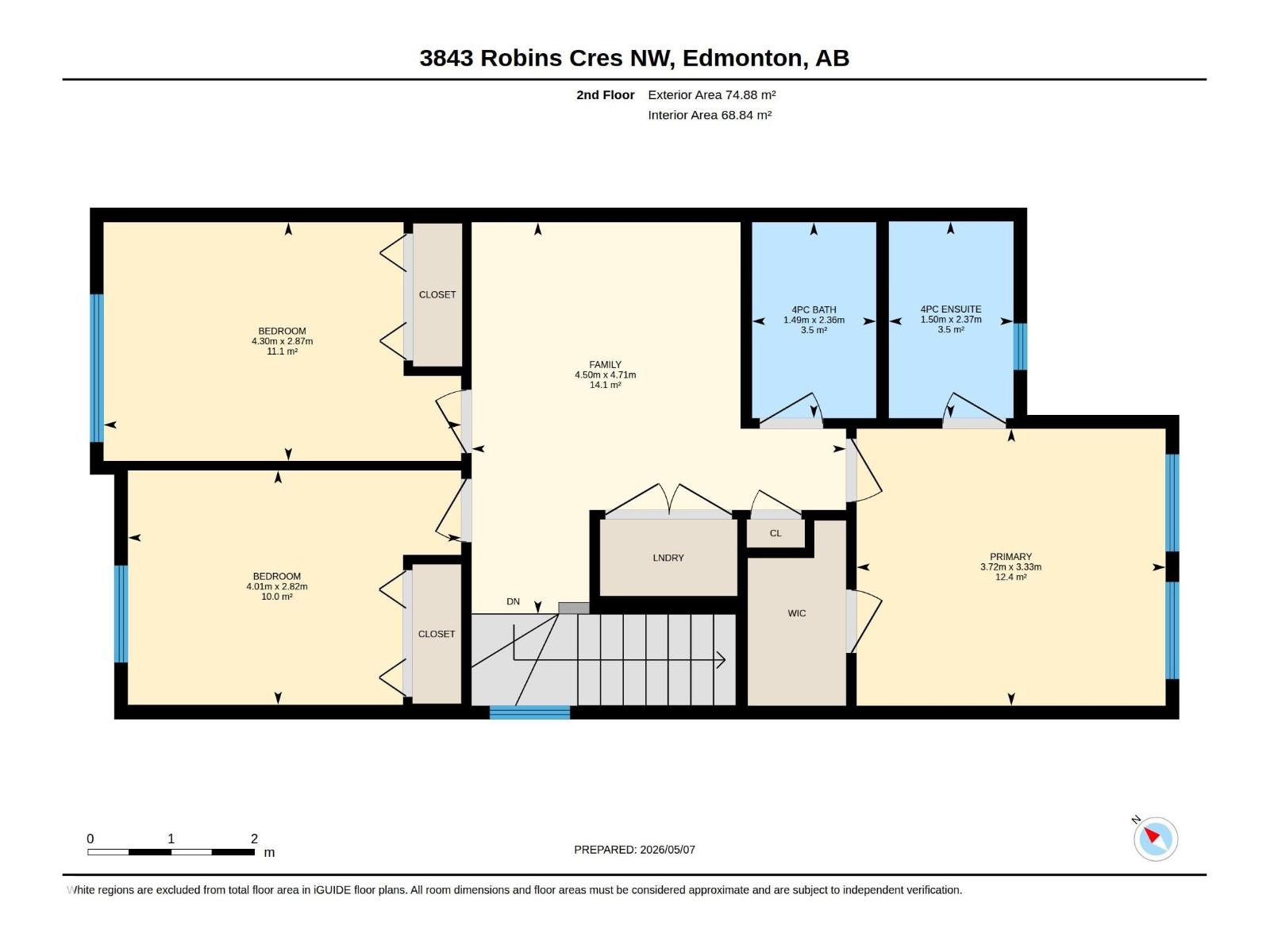 3843 Robins Cr Nw, Edmonton, Alberta  T5S 0M7 - Photo 32 - E4486477