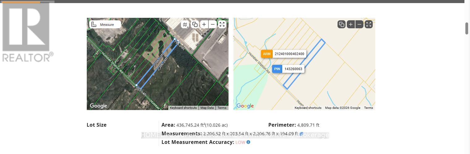 PT LT8 & PT LT9 ,CON5 HUMBER STATION ROAD, Caledon, Ontario