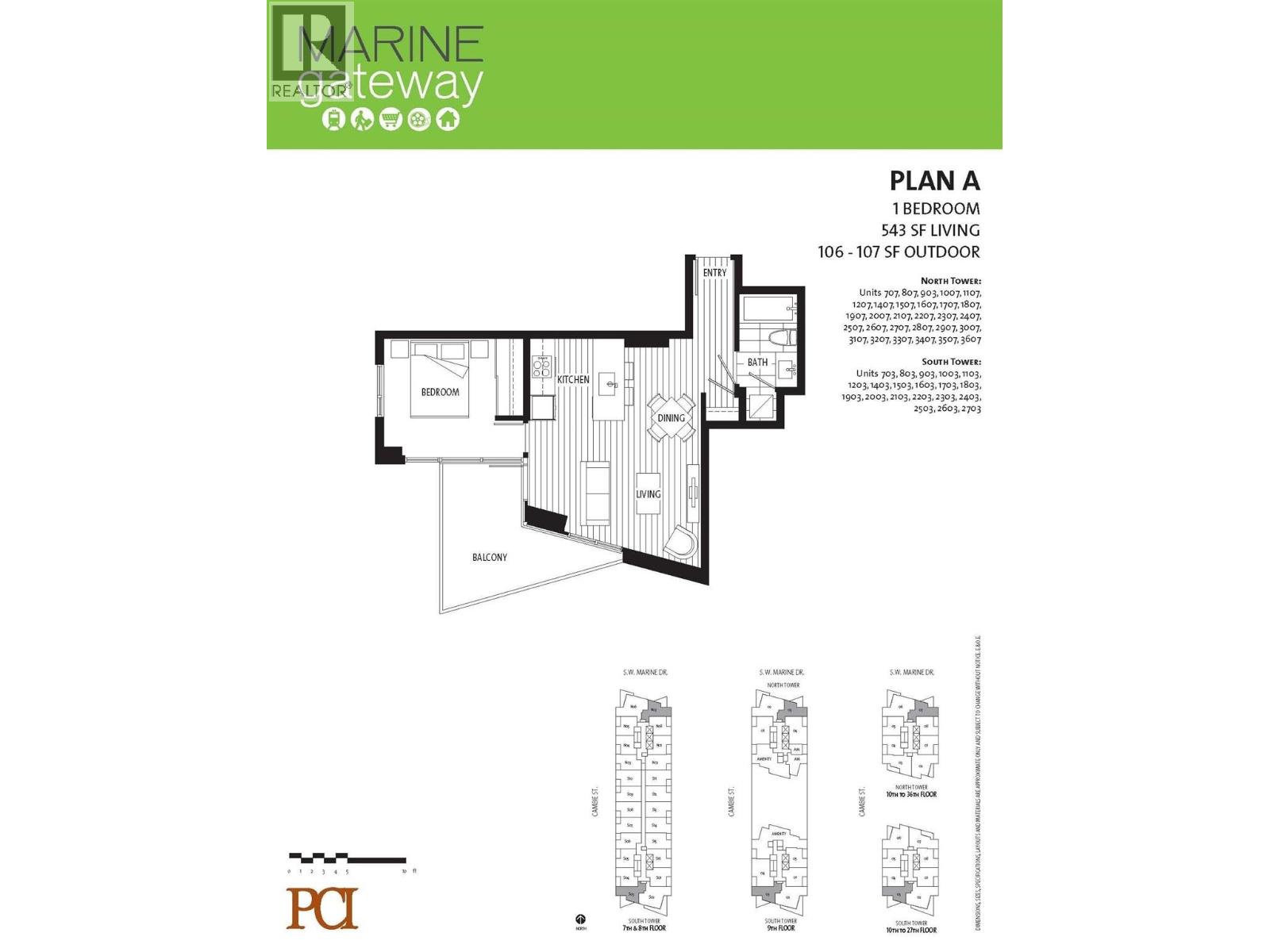 2907 488 Sw Marine Drive, Vancouver, British Columbia  V5X 0C6 - Photo 23 - R3121308