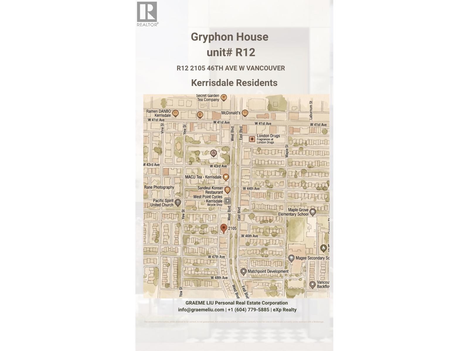 R12 2105 W 46th Avenue, Vancouver, British Columbia  V6M 0E8 - Photo 2 - C8078491