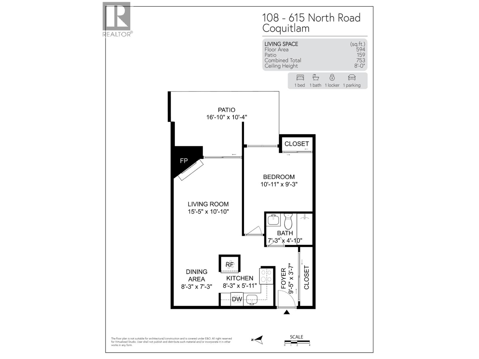 108 615 North Road, Coquitlam, British Columbia  V3J 1P1 - Photo 26 - R3106518