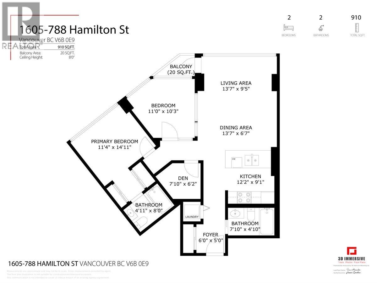 1605 788 Hamilton Street, Vancouver, British Columbia  V6B 0E9 - Photo 38 - R3121594