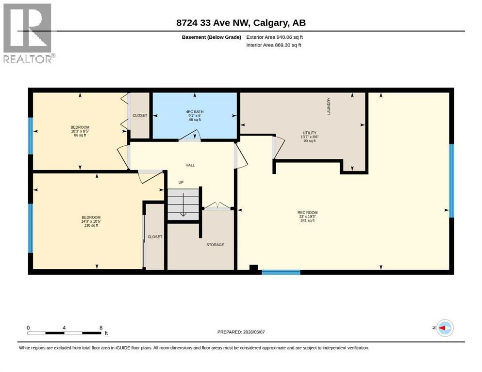8724 33 Avenue Nw, Calgary, Alberta  T3B 1M4 - Photo 47 - A2307942