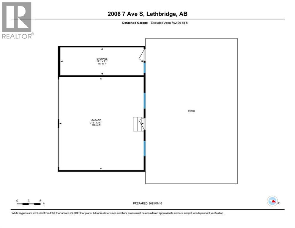 2006 7 Avenue S, Lethbridge, Alberta  T1J 1M6 - Photo 39 - A2285439