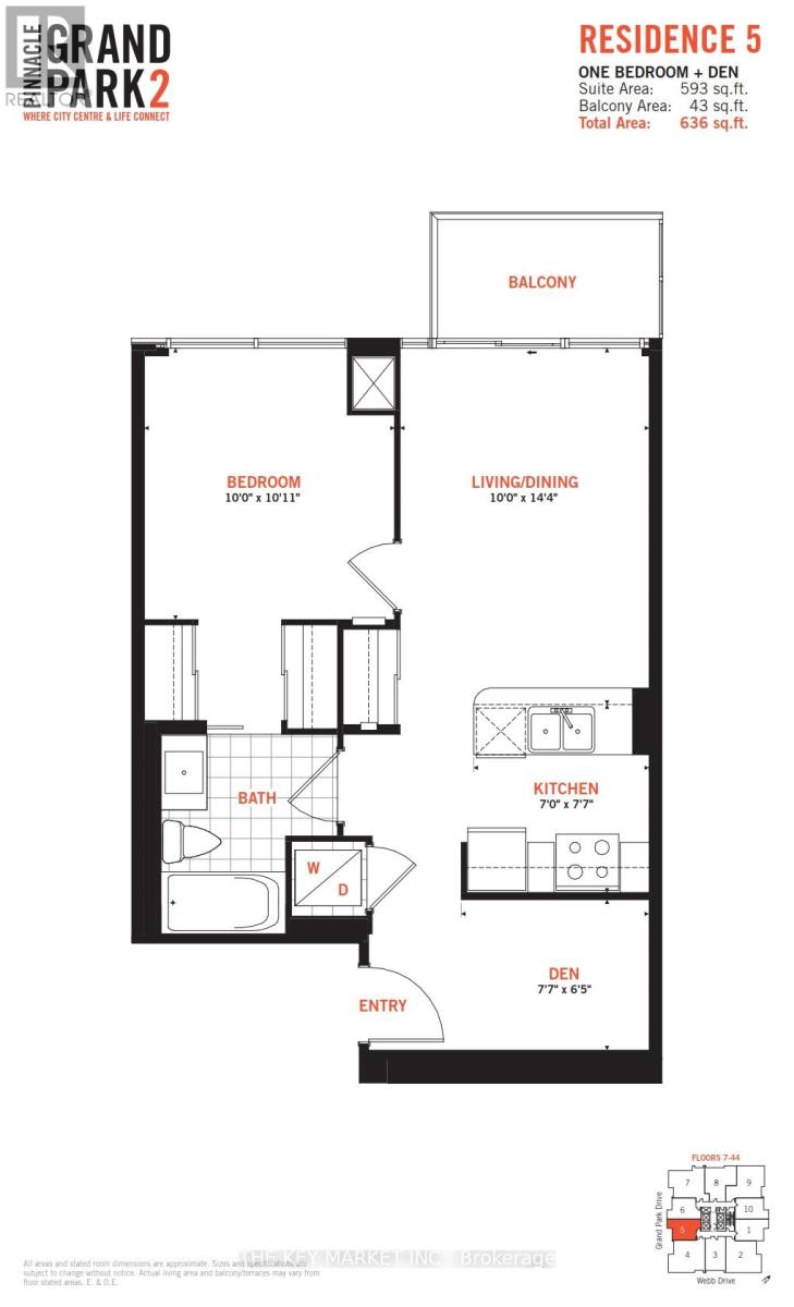 3605 - 3975 Grand Park Drive, Mississauga, Ontario  L5B 0K4 - Photo 4 - W13108348