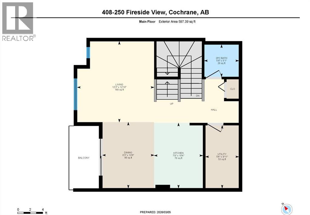 408, 250 Fireside View, Cochrane, Alberta  T4C 2M2 - Photo 14 - A2291408