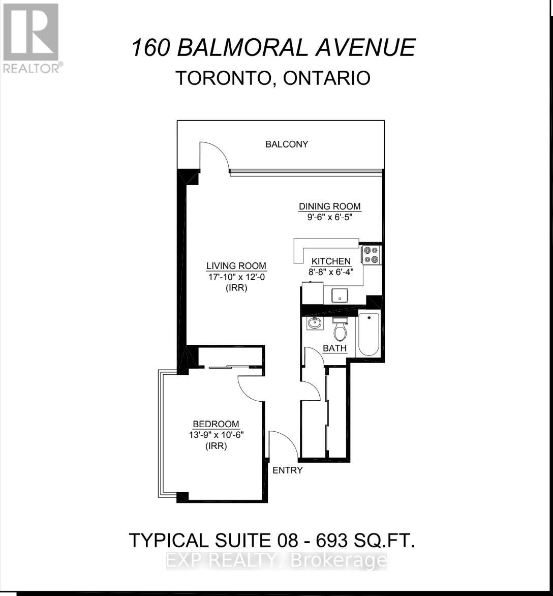 1108 - 160 BALMORAL AVENUE, Toronto, Ontario