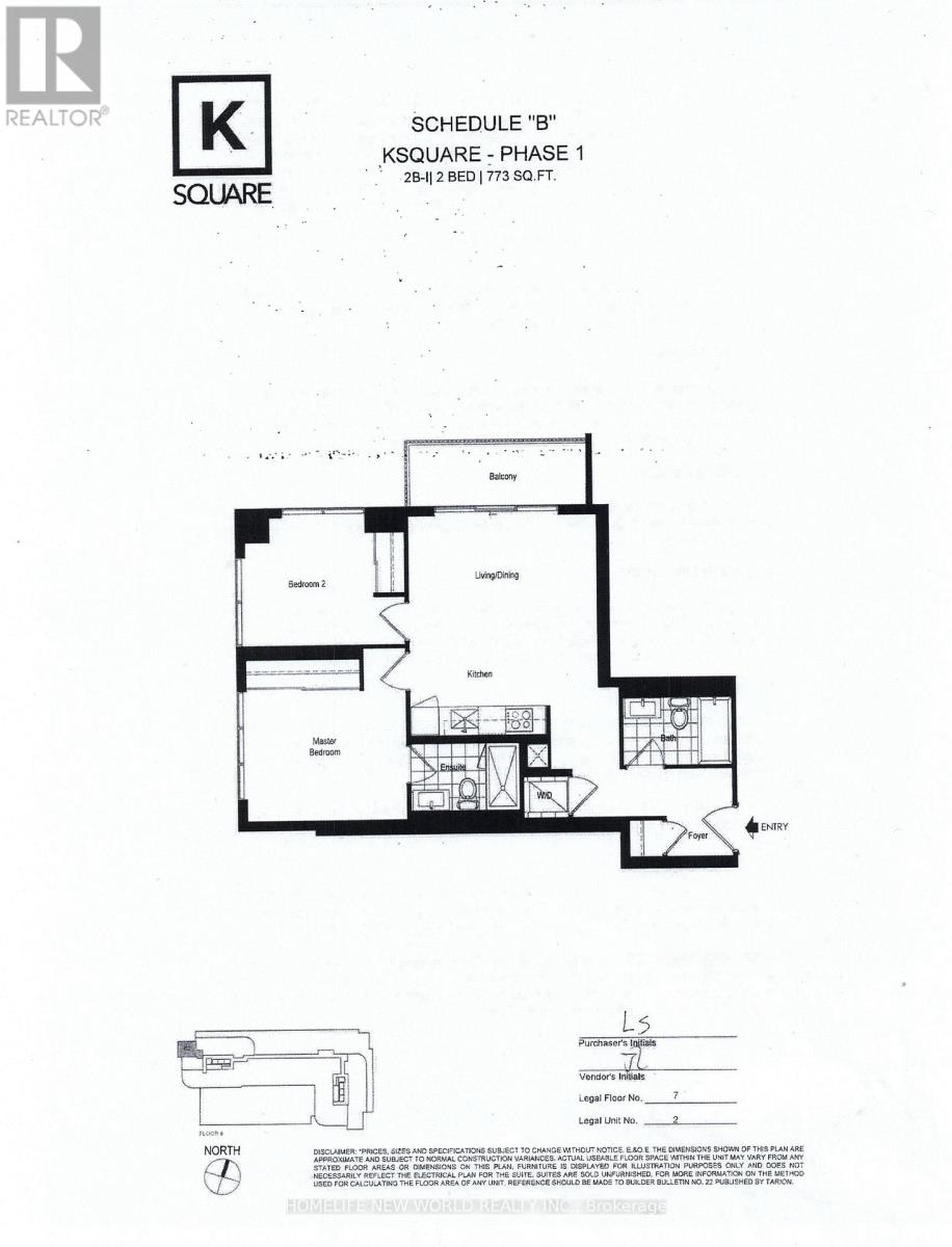 802 - 2033 Kennedy Road N, Toronto, Ontario  M1T 0B8 - Photo 11 - E13110486