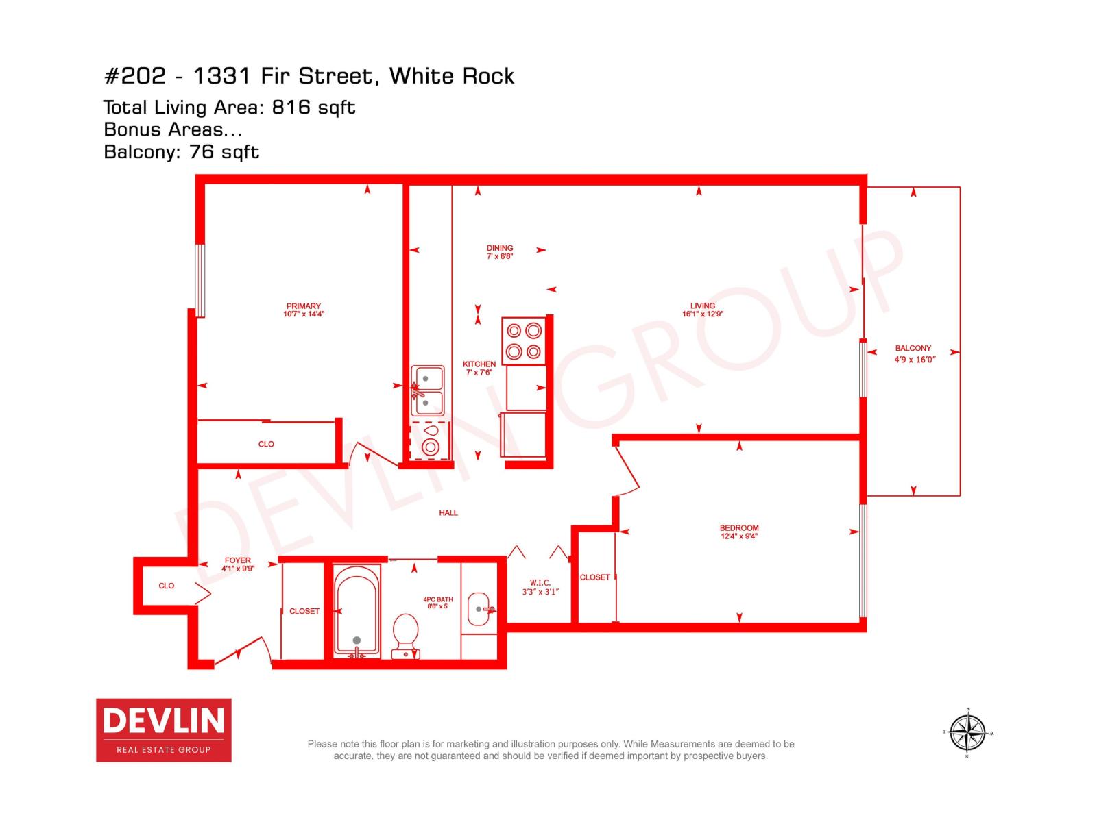 202 1331 Fir Street, White Rock, British Columbia  V4B 4B3 - Photo 26 - R3119945