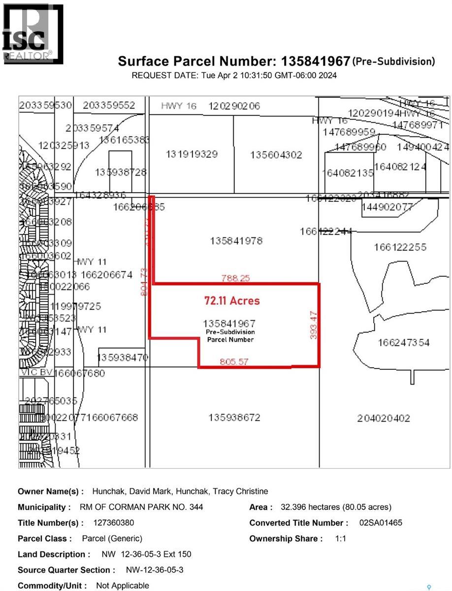 Prime Investment Land, Corman Park Rm No. 344, Saskatchewan  S7K 3J8 - Photo 2 - SK031763