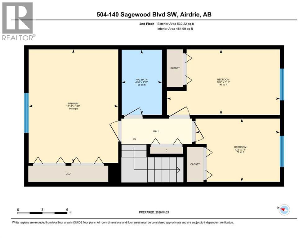 504, 140 Sagewood Boulevard Sw, Airdrie, Alberta  T4B 3H5 - Photo 14 - A2305247