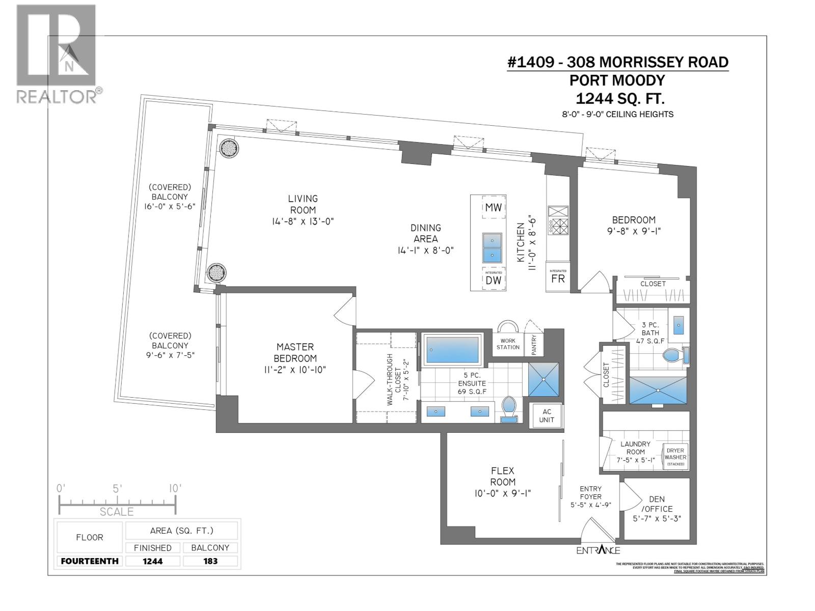 1409 308 Morrissey Road, Port Moody, British Columbia  V3H 0M3 - Photo 30 - R3121925