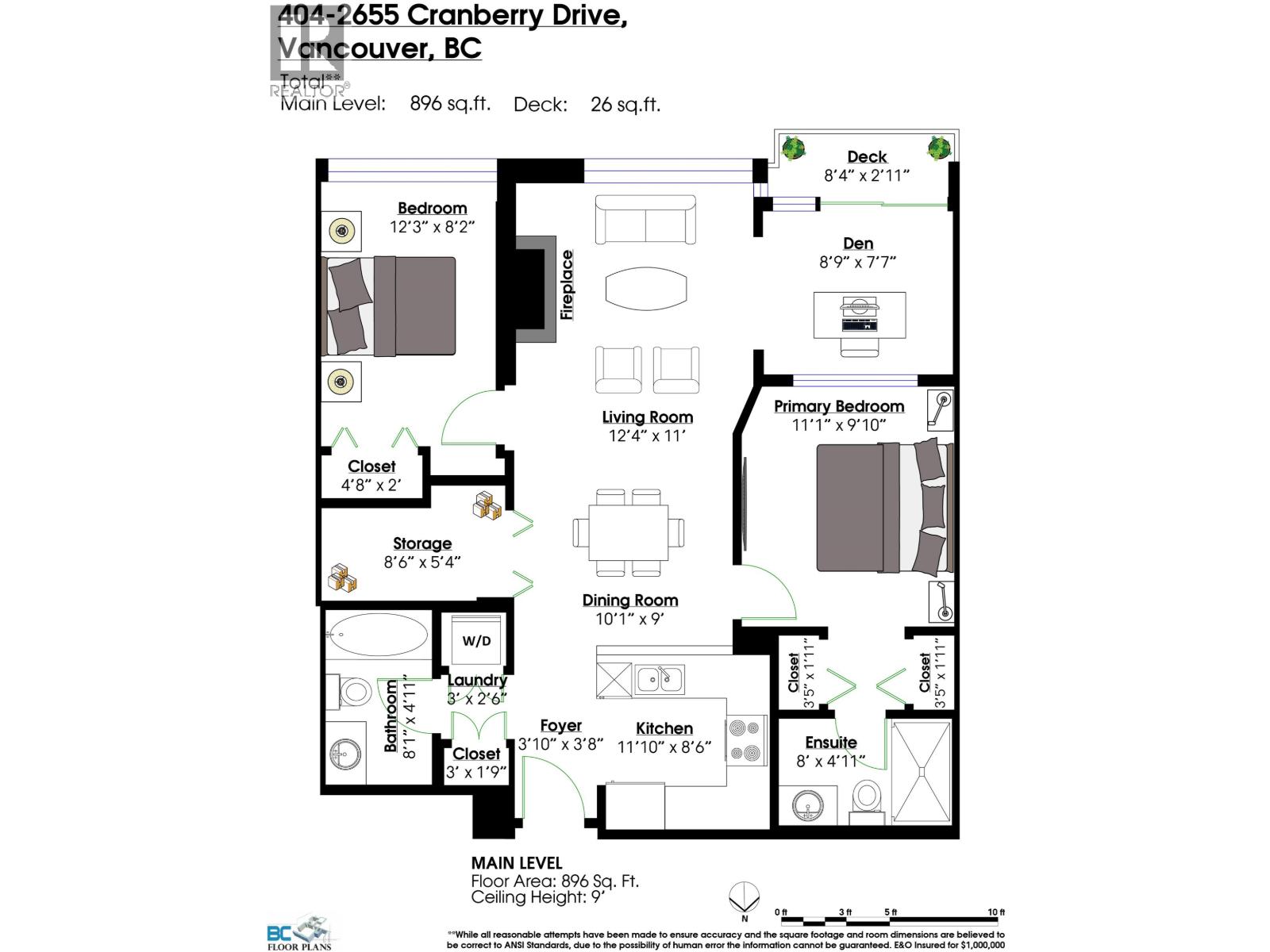 404 2655 Cranberry Drive, Vancouver, British Columbia  V6K 4V5 - Photo 5 - R3121946