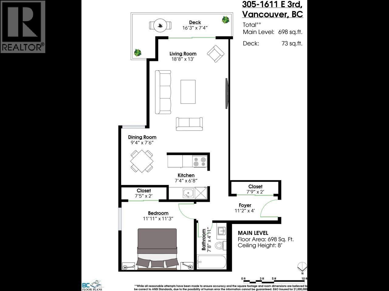 305 1611 E 3rd Street, Vancouver, British Columbia  V5N 1H1 - Photo 21 - R3121923