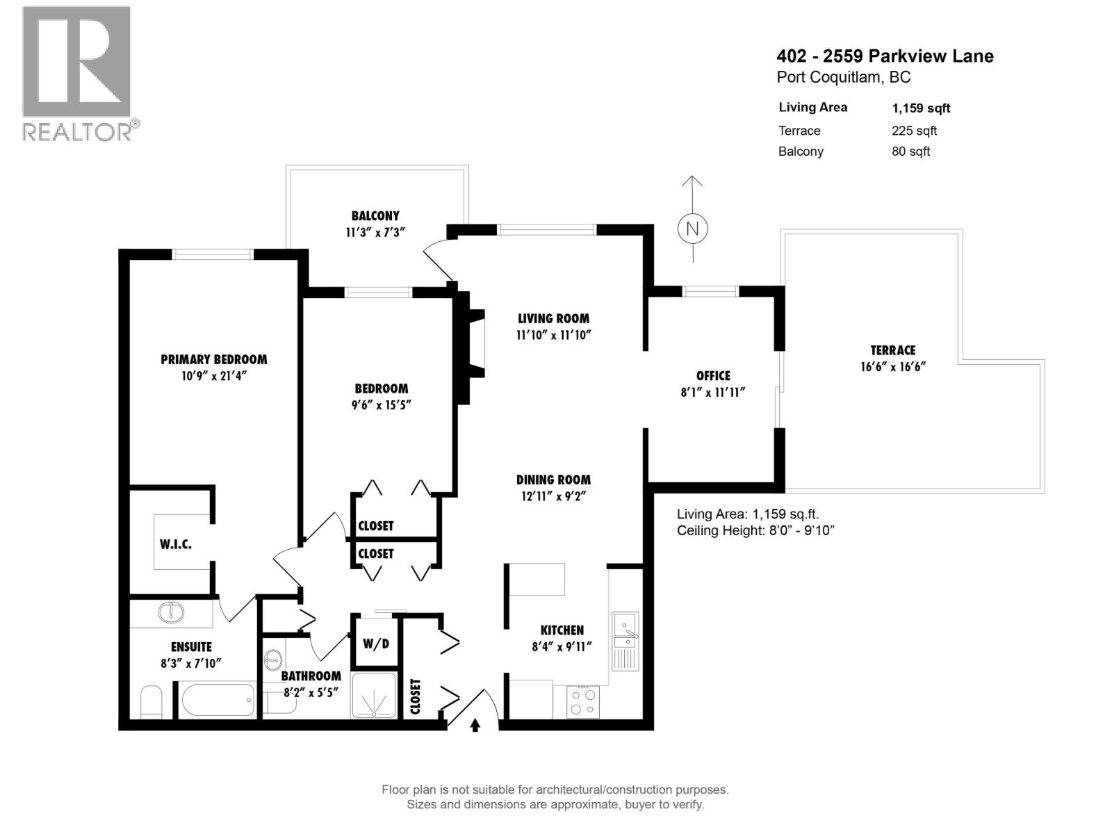 402 2559 Parkview Lane, Port Coquitlam, British Columbia  V3C 6M1 - Photo 33 - R3098646