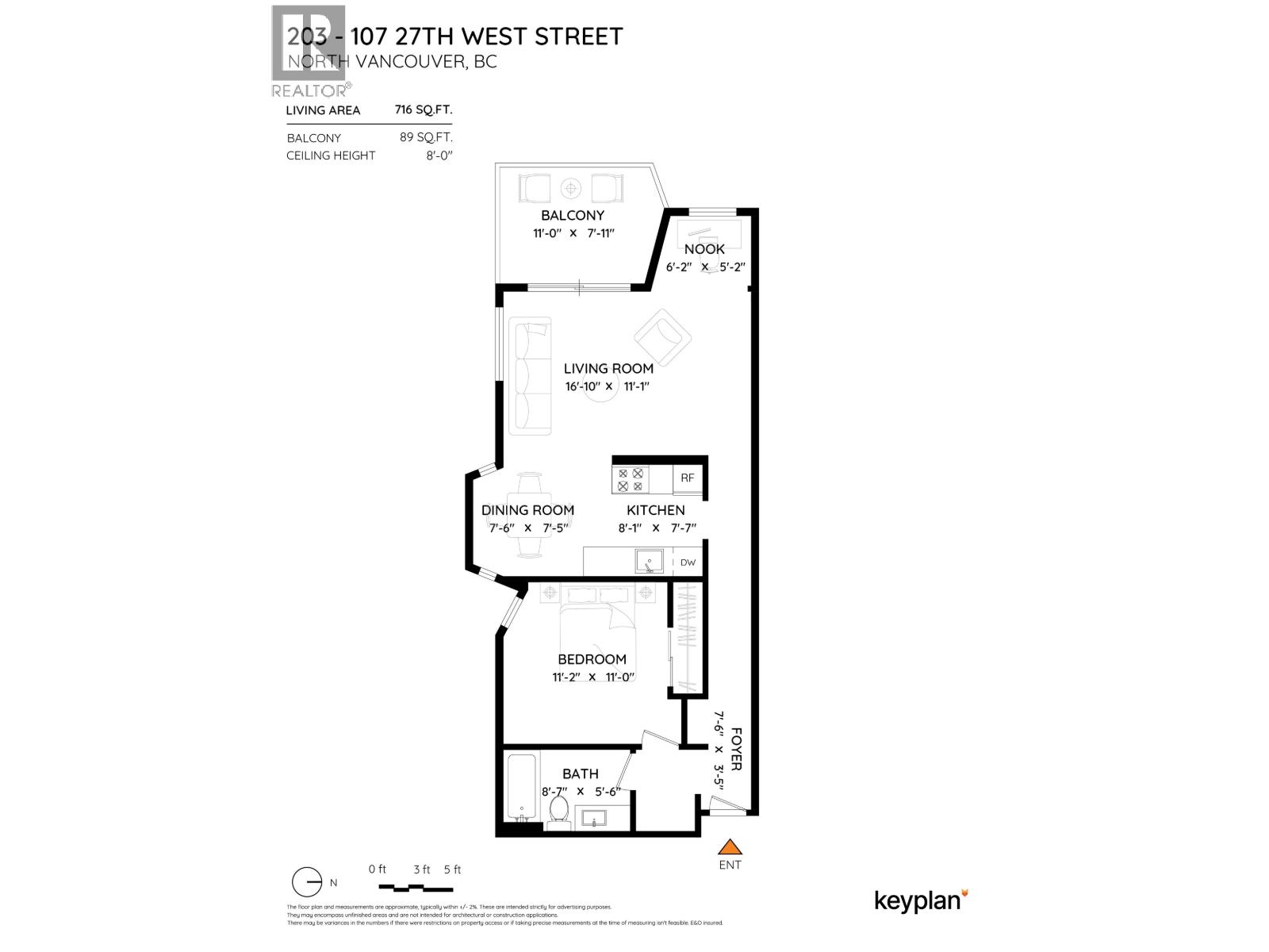 203 107 W 27th Street, North Vancouver, British Columbia  V7N 4G5 - Photo 15 - R3122379