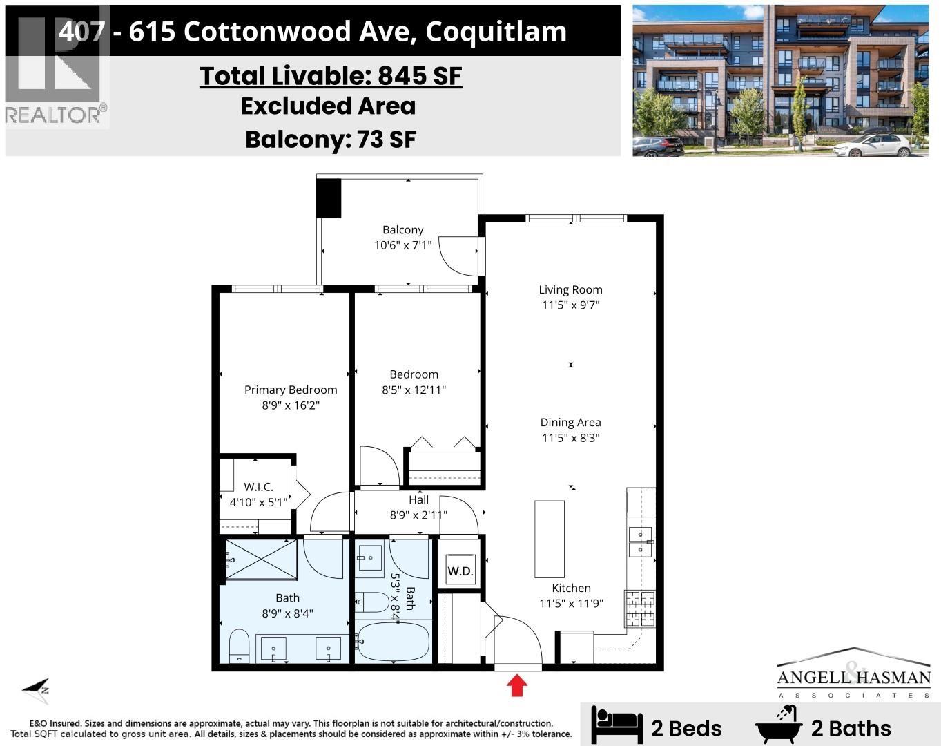 407 615 Cottonwood Avenue, Coquitlam, British Columbia  V3J 2S5 - Photo 30 - R3086183