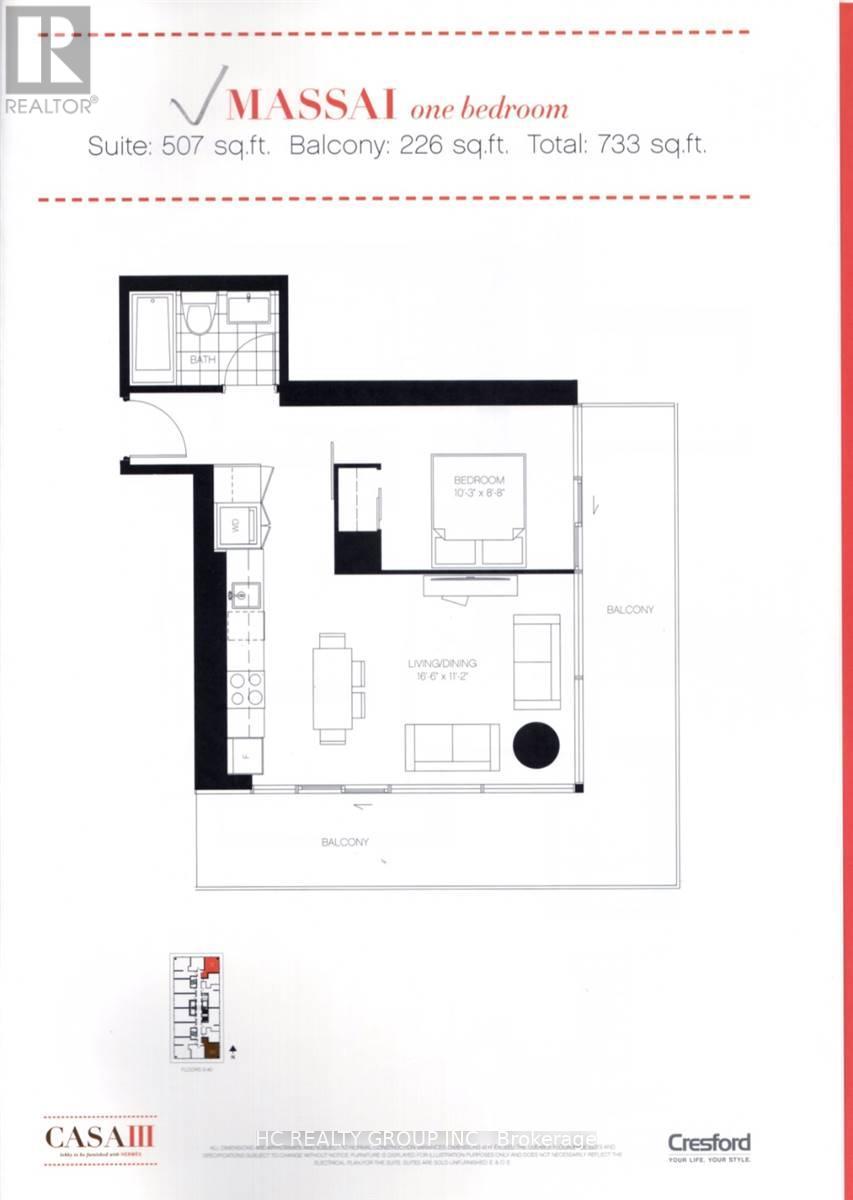 3611 - 50 Charles Street E, Toronto, Ontario  M4Y 0C3 - Photo 19 - C13010366